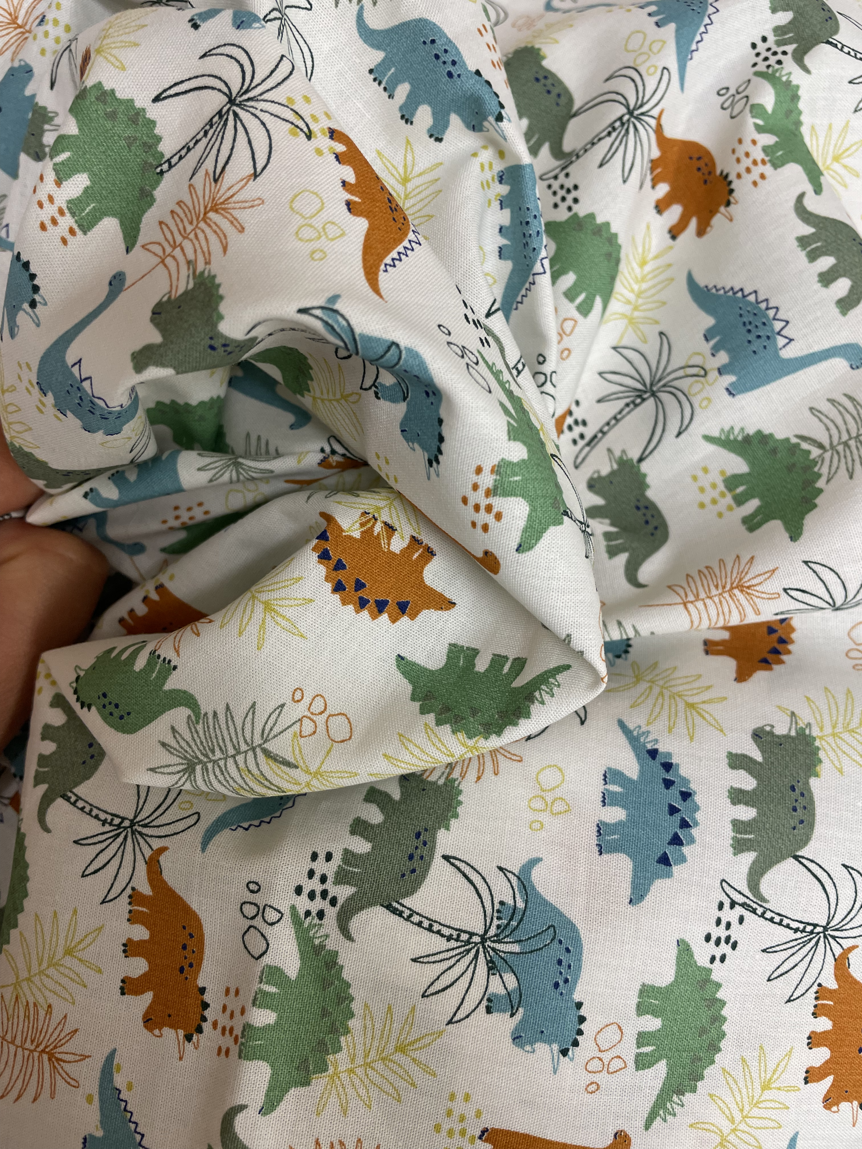 Tissu Coton Au Mètre Dinosaures Ex1061