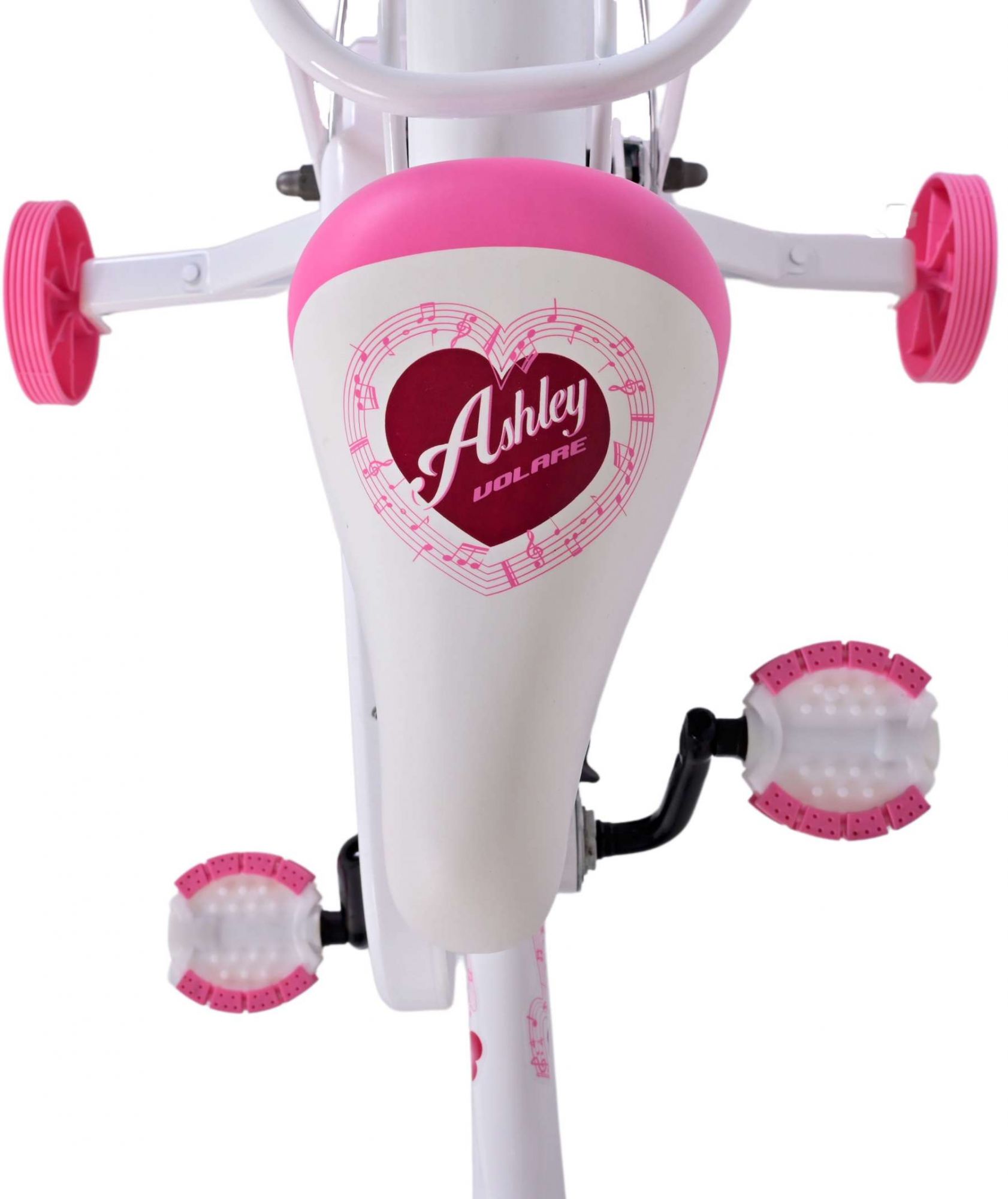 TPFSports Ashley Kinderfahrrad - Mädchen - 18 Zoll - Rücktritt + Handbremse - Rosa/Rot