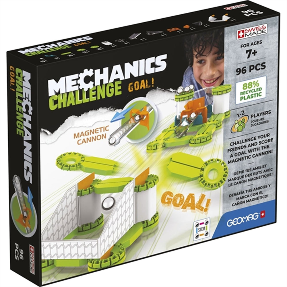 Køb Geomag Mechanics Recycled Challenge Goal 96 stk