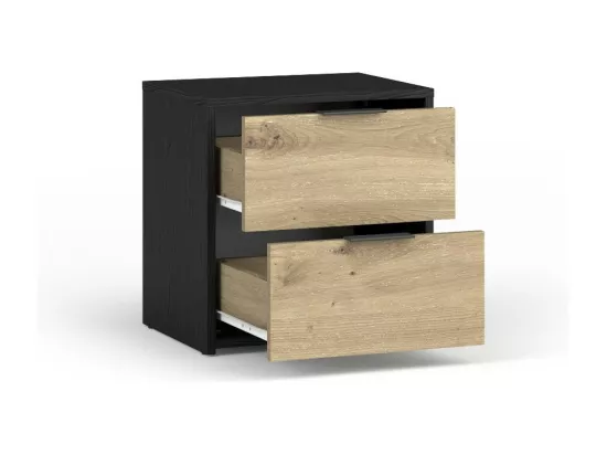 Ensemble de Meubles Chambre MELODY - Armoire, Lit Coffre, Tables de Nuit et Commode