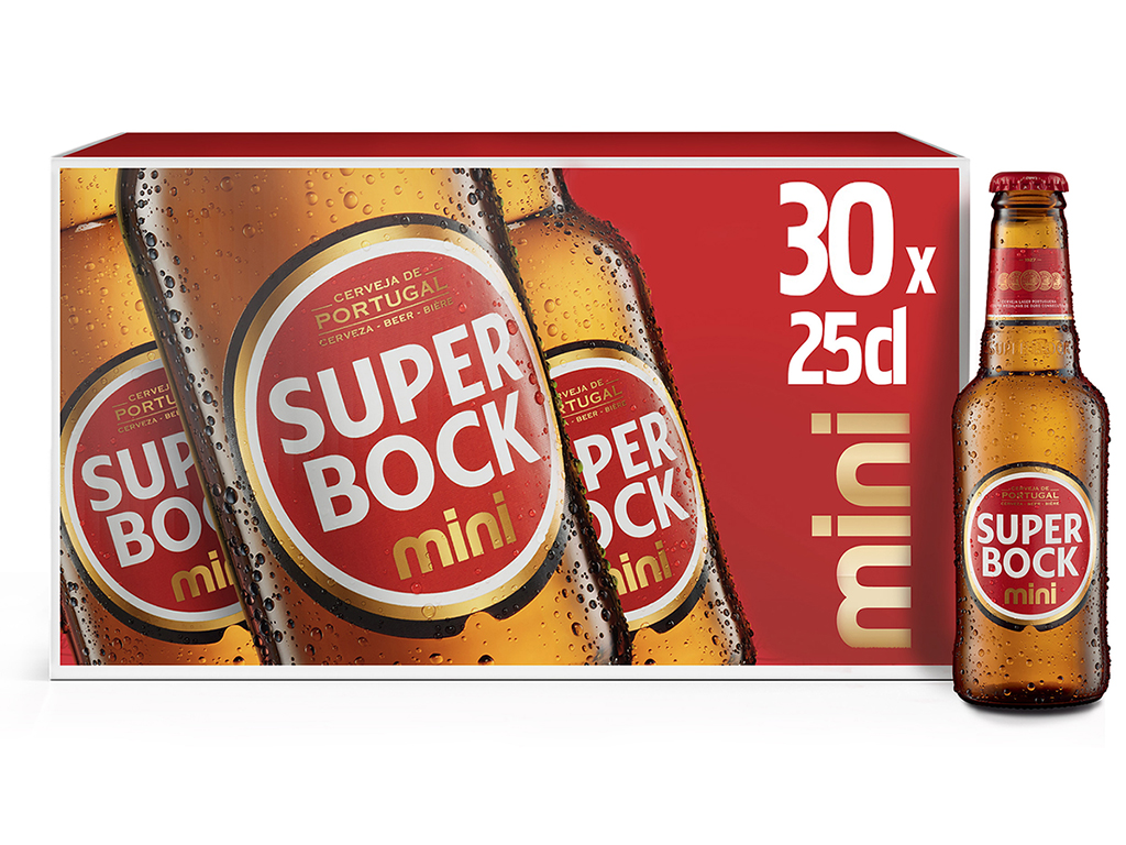 CERVEJA SUPER BOCK BRANCA 30X0.25L