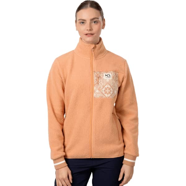 Veste polaire KARI TRAA ROTHE MIDLAYER LIGHT BROWN
