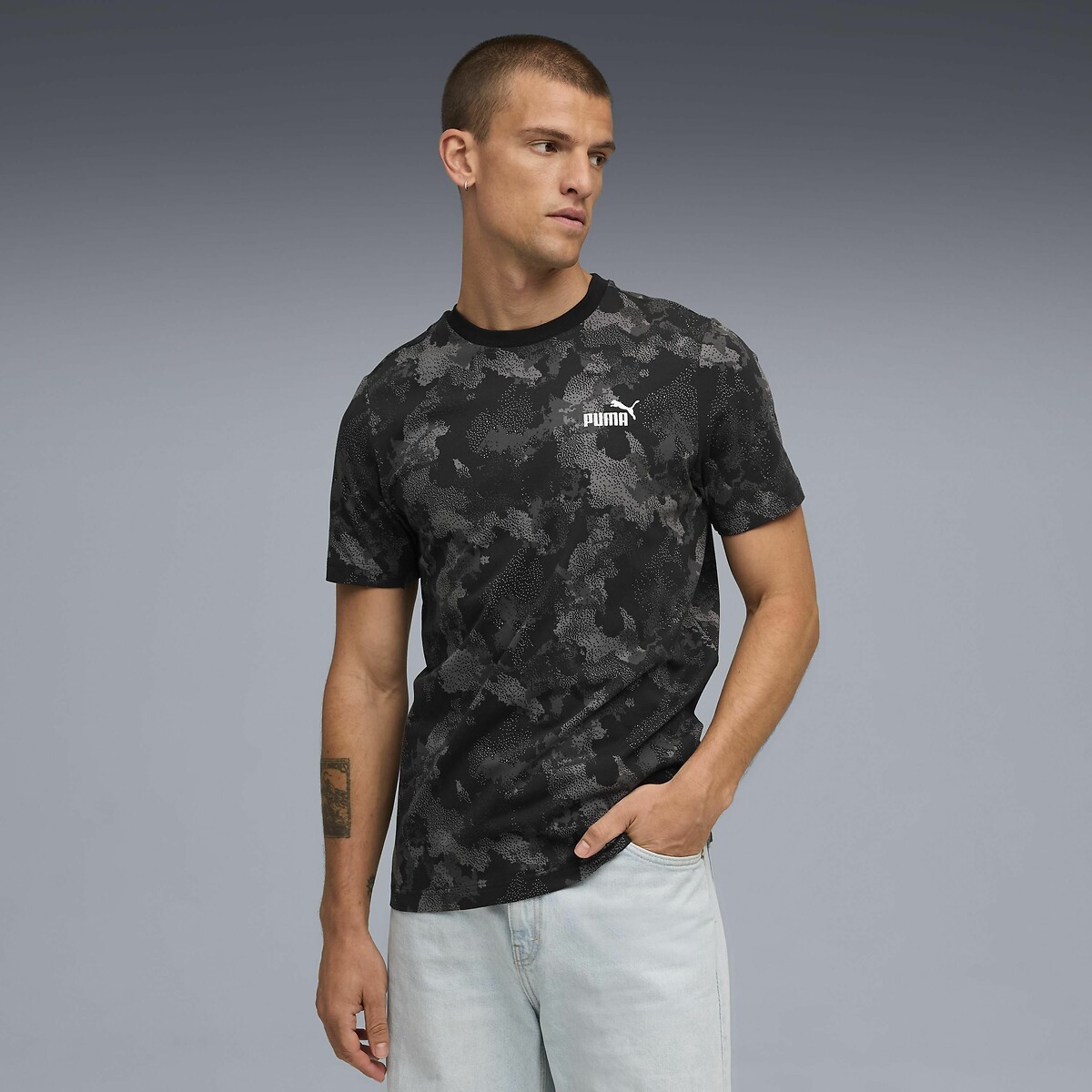 PUMA<br>Camiseta de manga curta camuflada