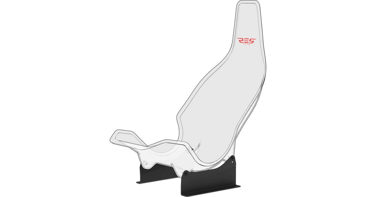 Res-TechGT Carbon Seat Support bevestiging  (Zwart)