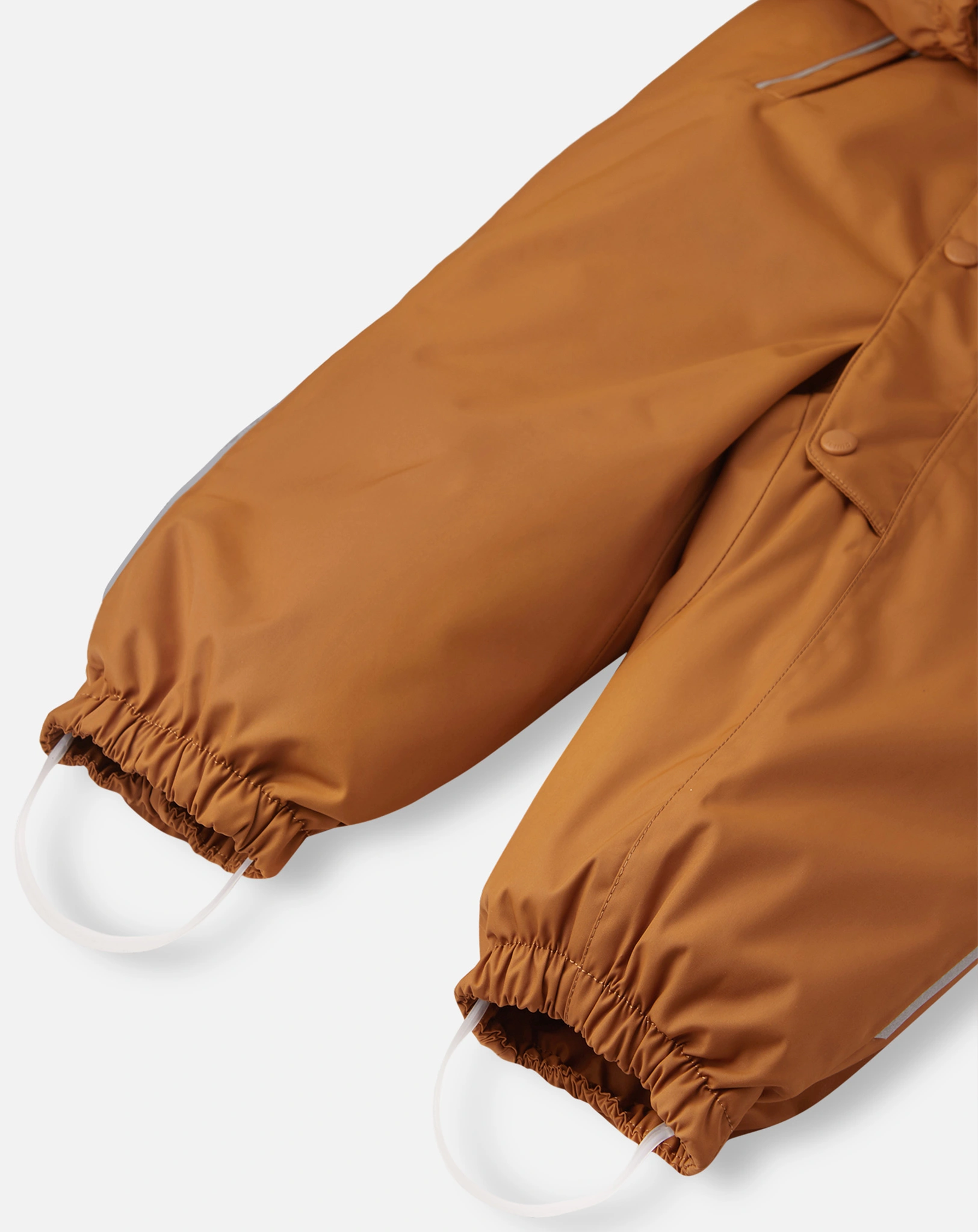 Schneeanzug GOTLAND mit Kunstfellbesatz in cinnamon brown