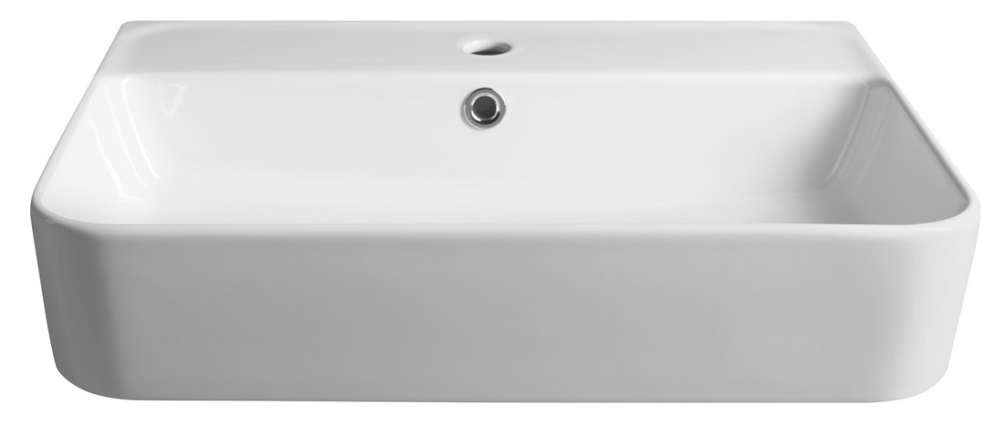 Sapho Gali keramieke wastafel 60x42cm wit