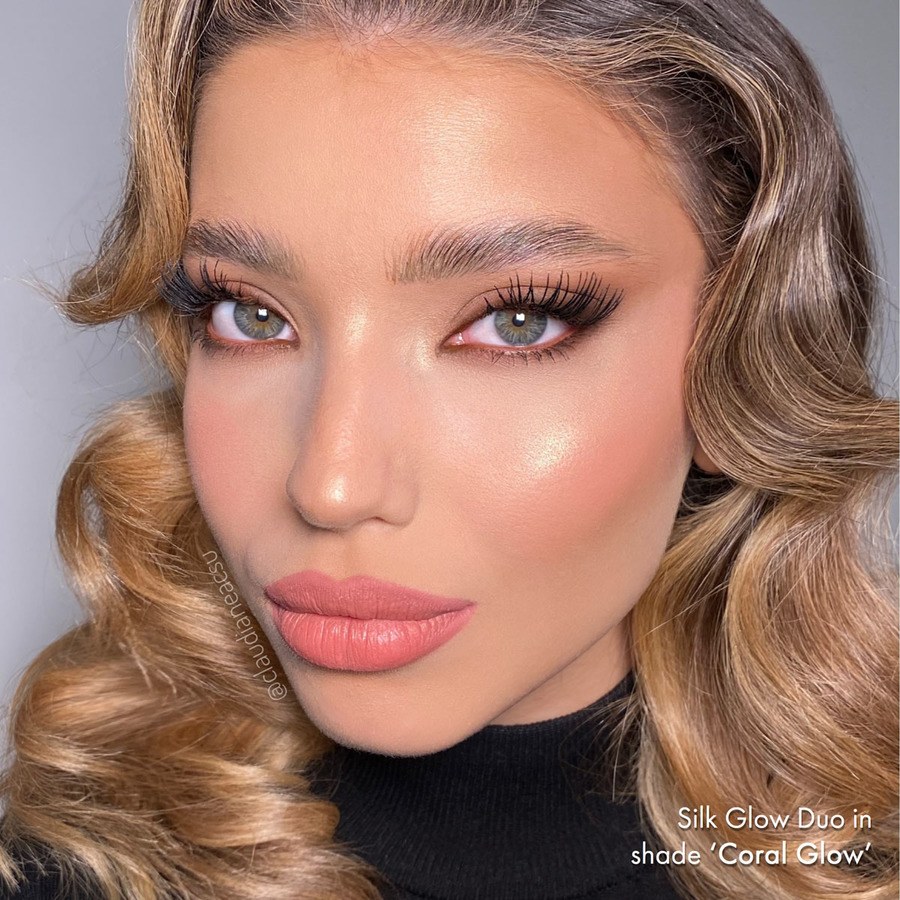 Iconic London Silk Glow Duo Coral Glow 2x6g