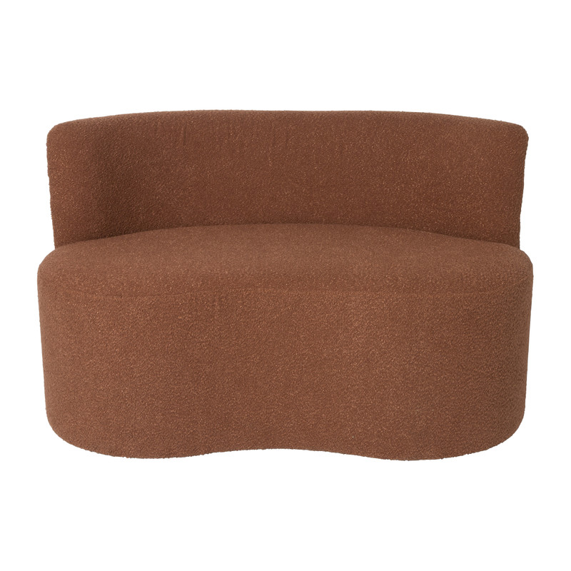 Teddy loveseat - bruin - 71x120x71 cm