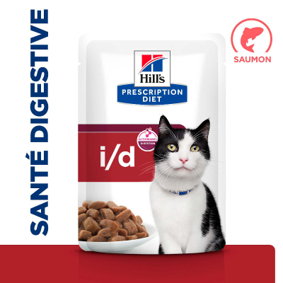 Hill's VET Katze Prescription Diet i/d mit Lachs 12x85g