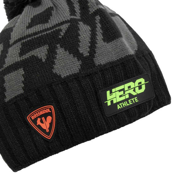 Bonnet ski ROSSIGNOL HERO POMPON BLACK