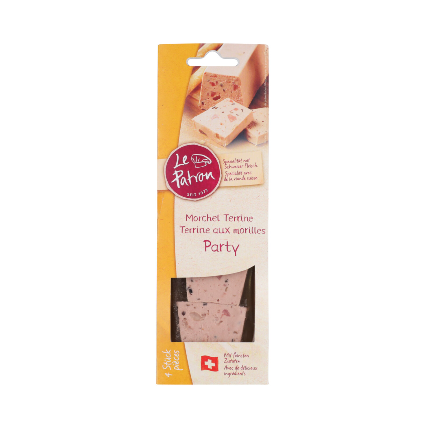 Le Patron Morchel Terrine Party 4x25g
