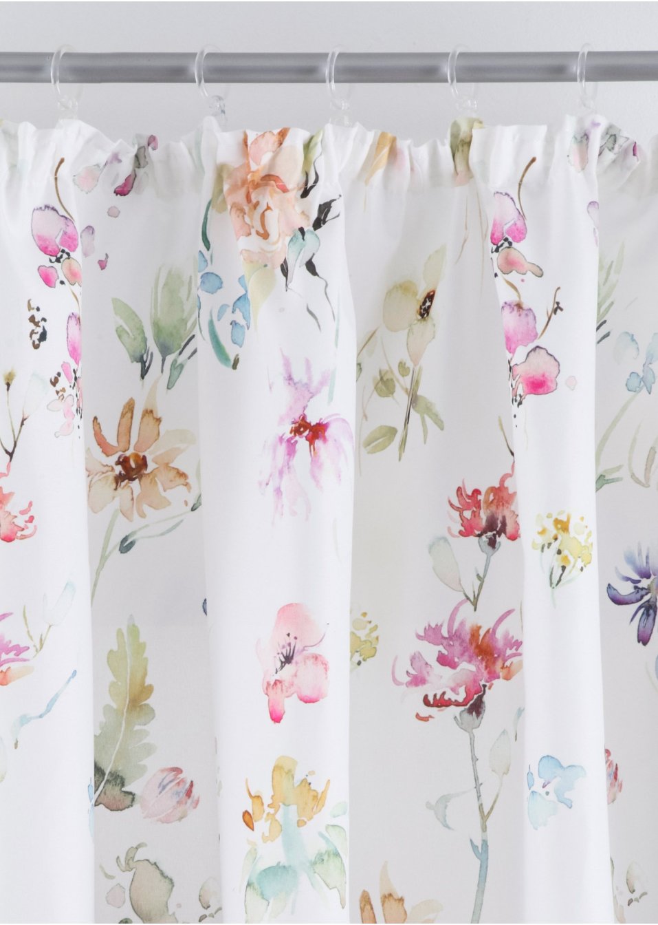 Panneau microfibre à imprimé floral (1 pce.)