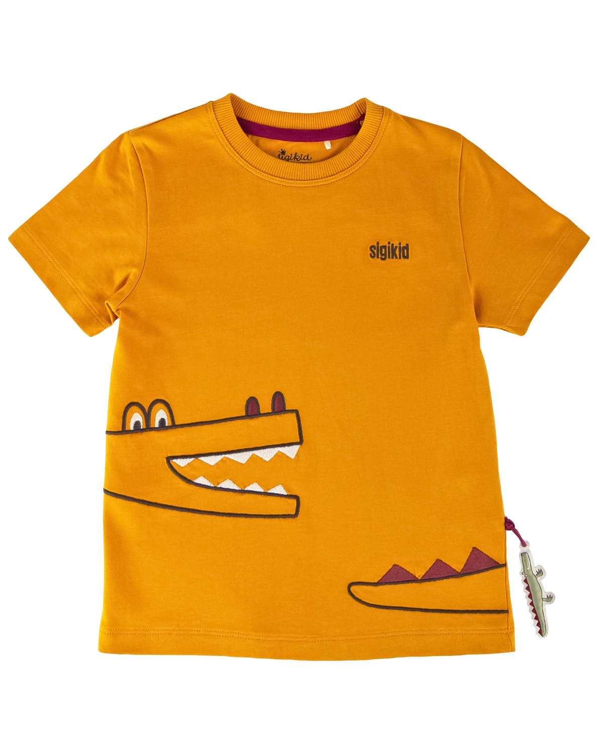 T-Shirt M - WILD CROCODILE in gelb