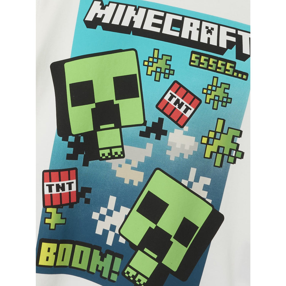 Køb Name It Cloud Dancer Mus Minecraft Regular T-Shirt Noos