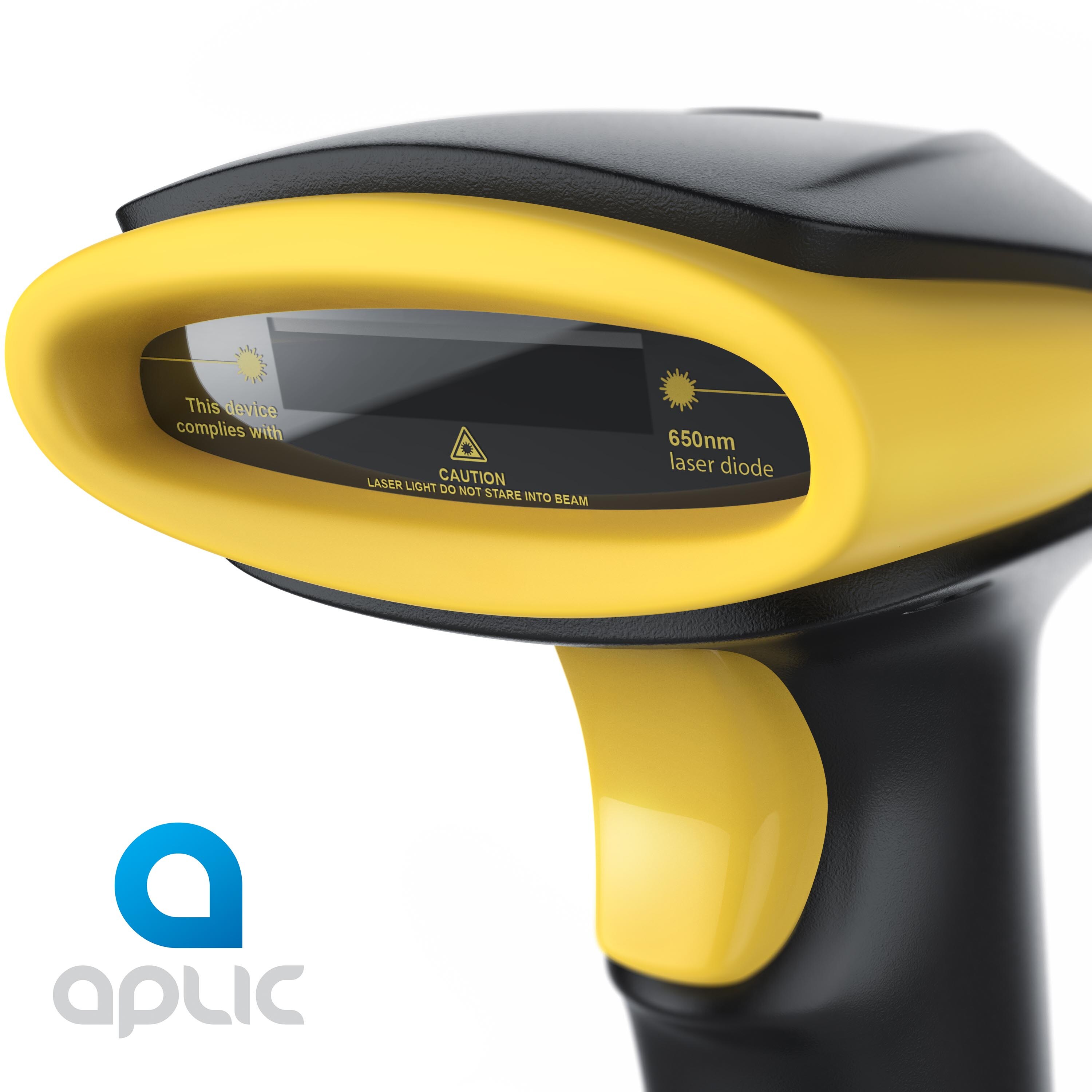 Aplic Kabelloser Laser Barcode Scanner - präzises & schnelles Lesen 6 Scan-Modi / 1400mAh Akku