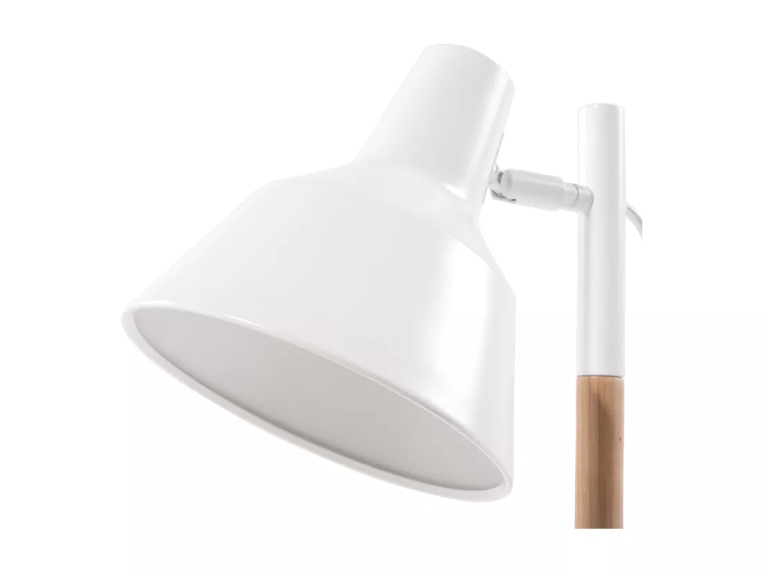 Lampe de bureau ALDAN Réglable Métal Blanc
