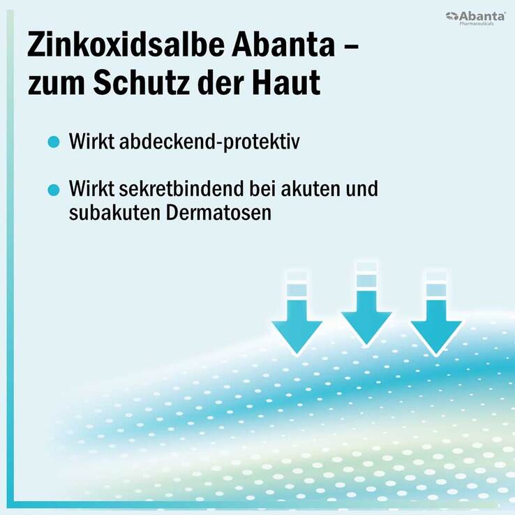 Zinkoxidsalbe Abanta 100 mg / g, 100 g