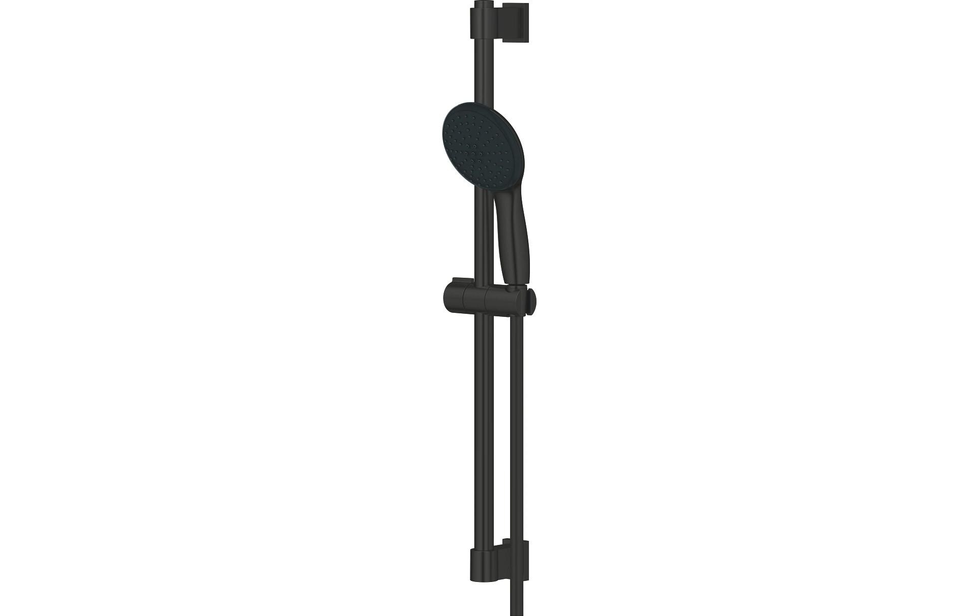 Duschsystem Vitalio Start 110 Mattschwarz<br>Duschstangenset