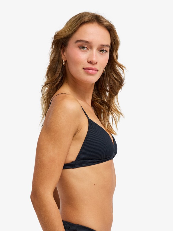 Roxy Love Fixed Tri Haut de bikini triangle Noir Femme