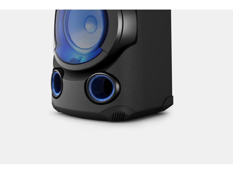 Sony Musik-System MHC-V13D Schwarz Leistungsstarkes Audiosystem mit Bluetooth