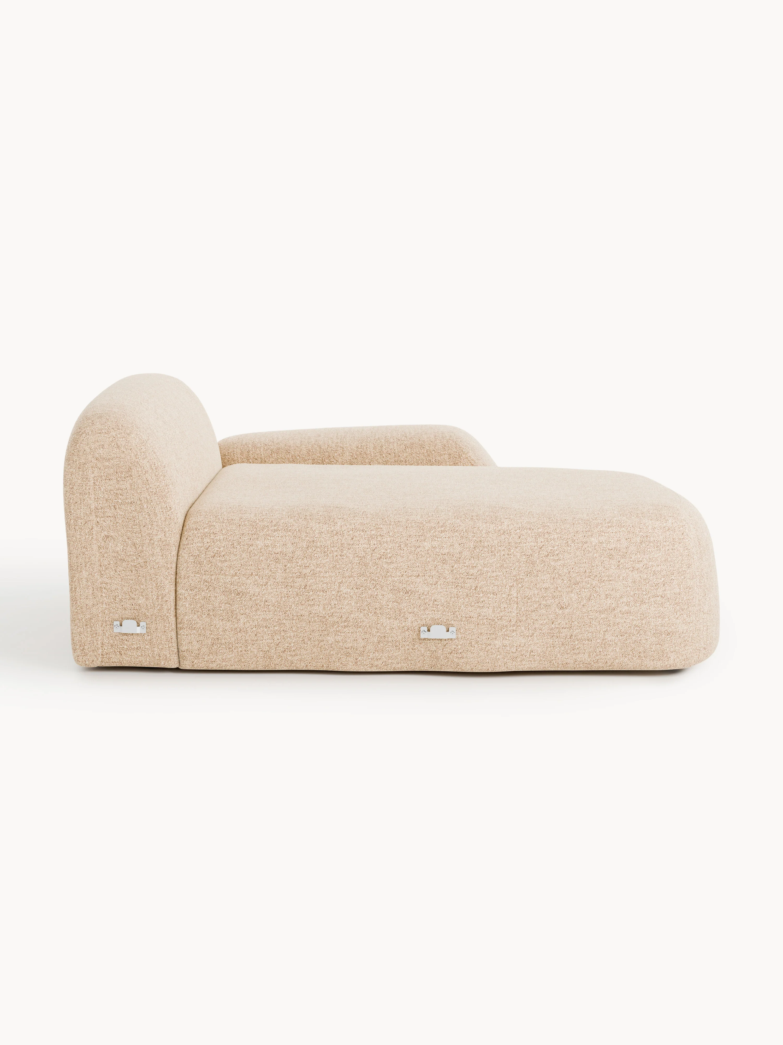 Bouclé hoekmodule Wolke