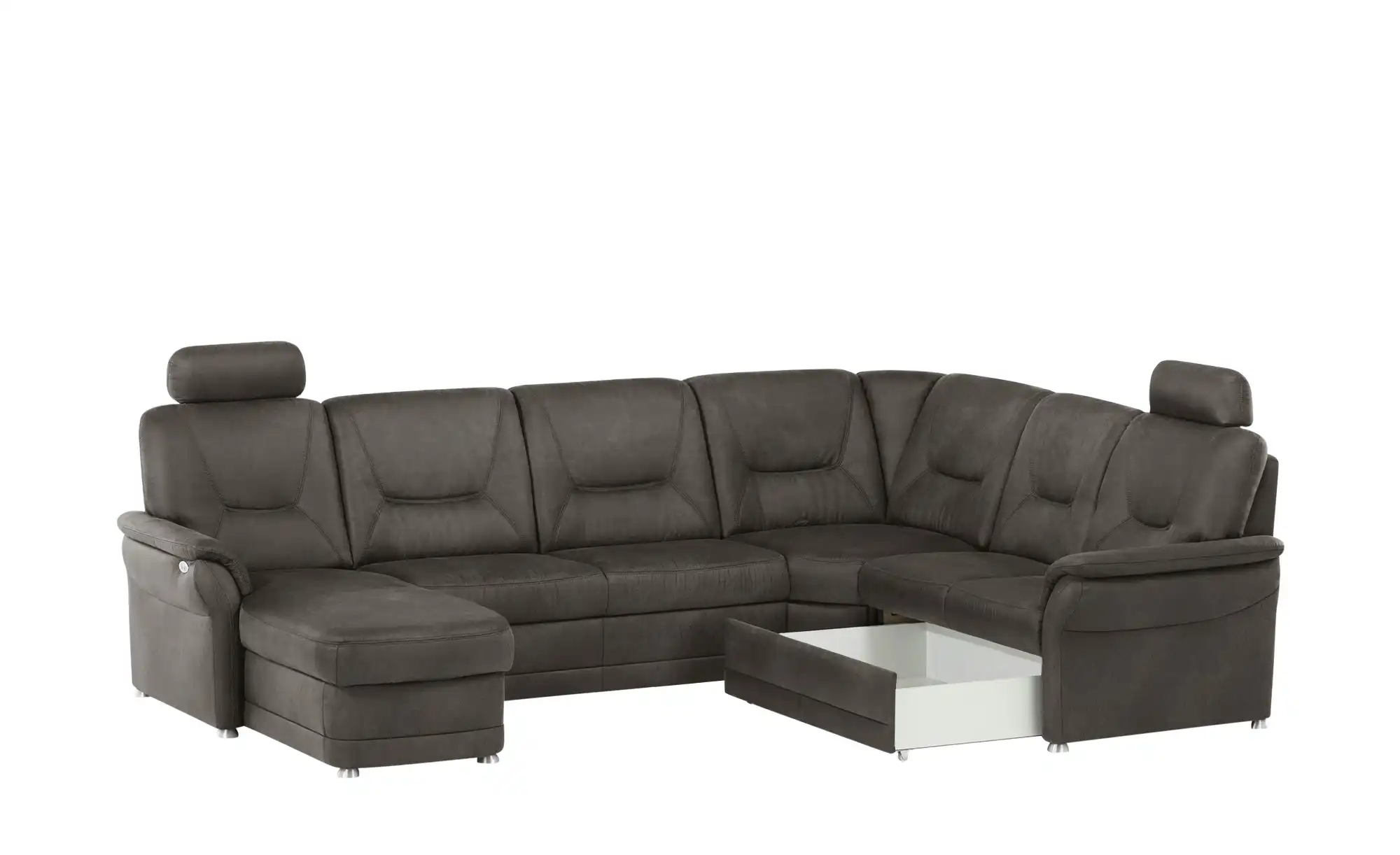 meinSofa Wohnlandschaft aus Mikrofaser Edda