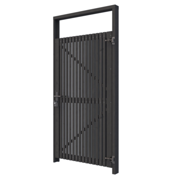 Tuinpoort pakket Andalusië verticaal zwart