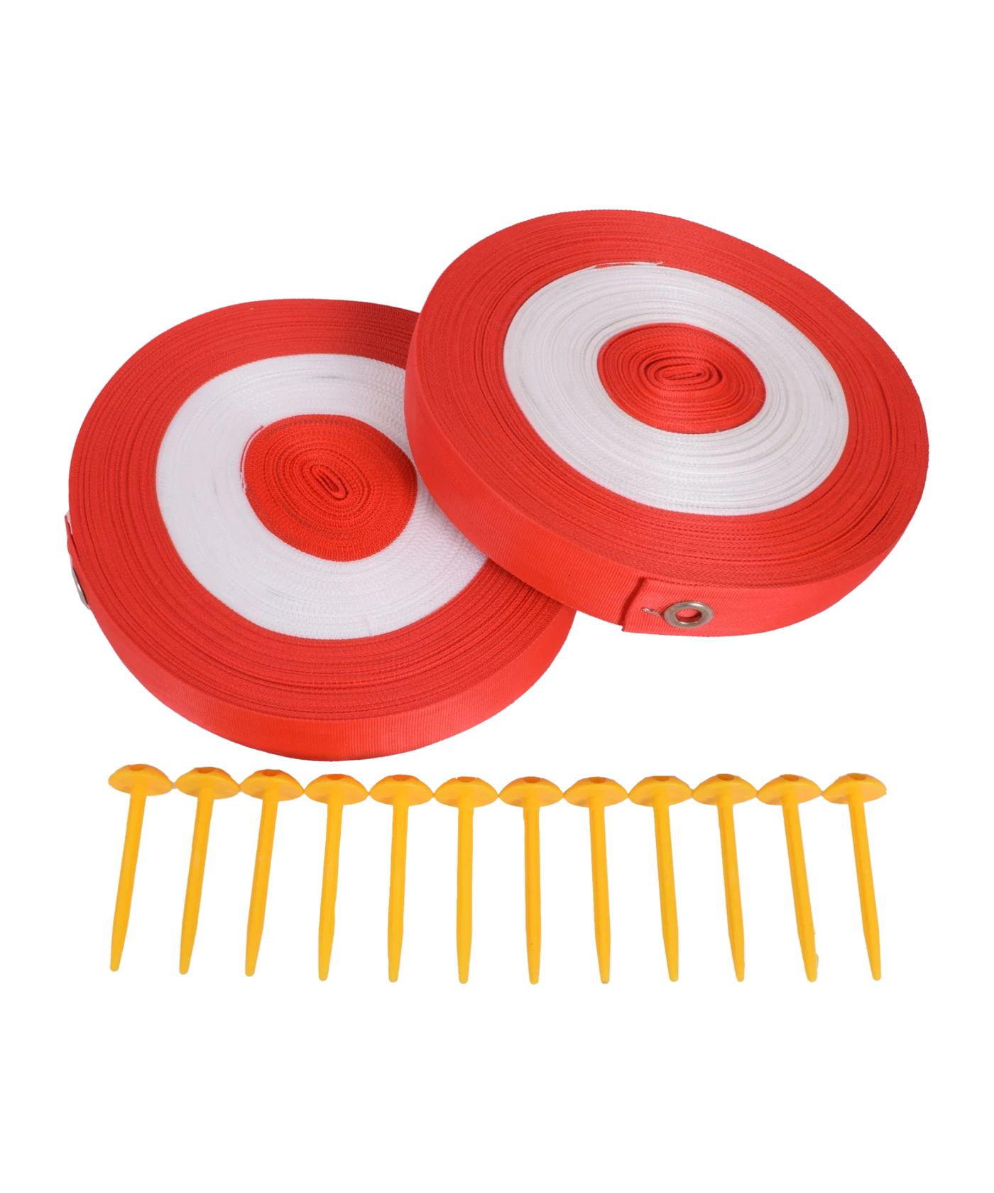Cawila ACADEMY Spielfeldmarkierung 32x25m | Rot-Weiss | FUNINO Markierungsgurte