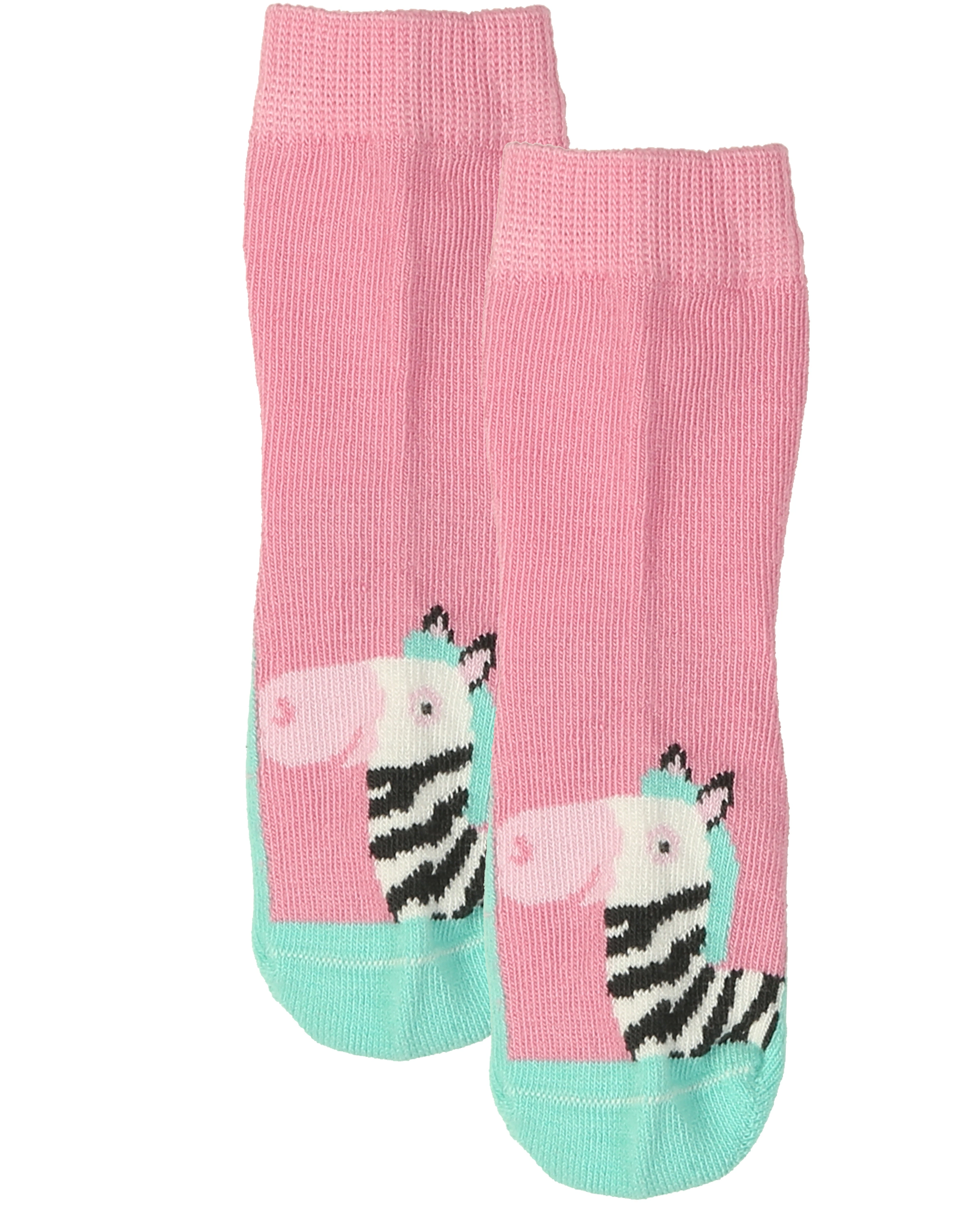 Strümpfe ZEBRA 3er Pack in mint/pink