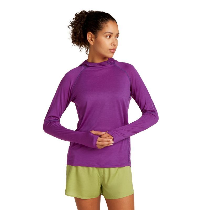150 MerinoFine Ace LS Hoodie - Sweatshirt en laine mérinos femme
