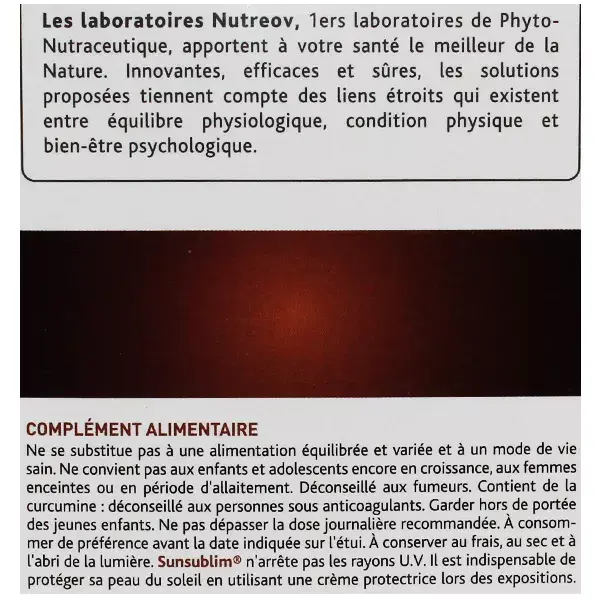 Nutreov Physcience Sunsublim Sans Soleil Autobronzant 84 cápsulas