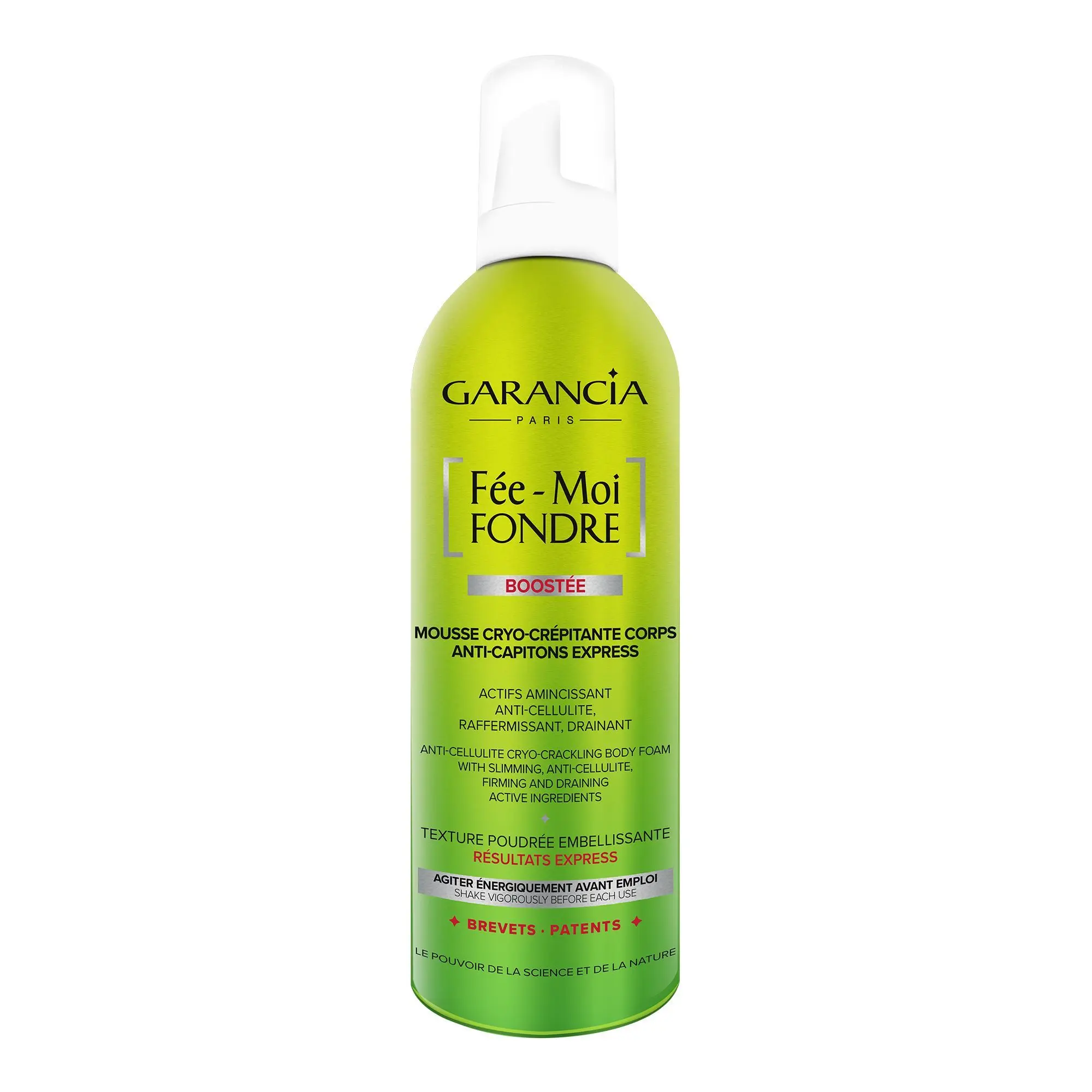 Garancia -FÉE-MOI FONDREBOOSTÉE Mousse Crépitante Anti-Capitons Express 400ml - Raffermissant et fermeté