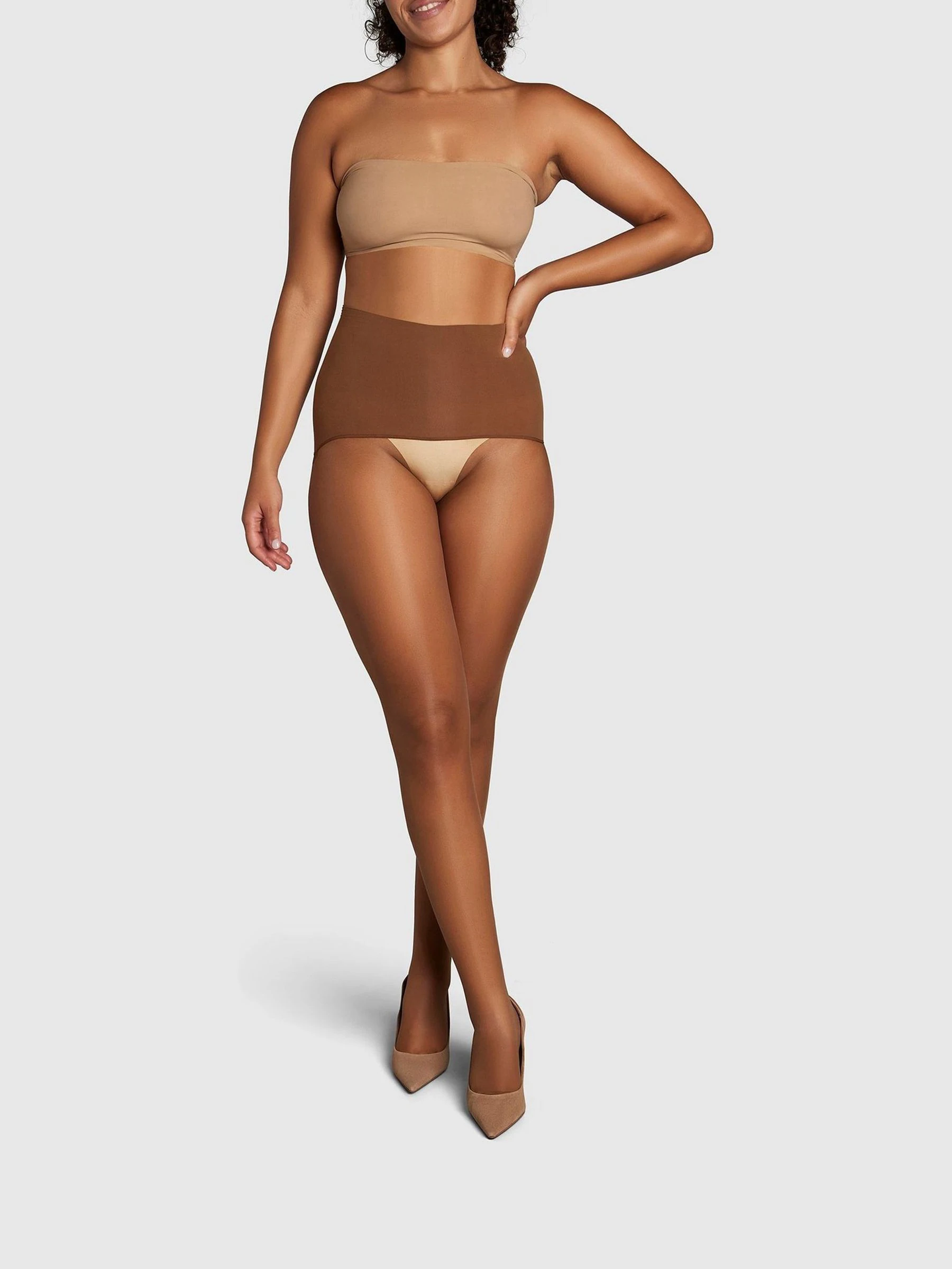 Nude 4 - Heist 18 denier doorschijnende panty's
