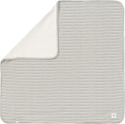 Lässig Interlock Teppe 80x80, Striped grey
