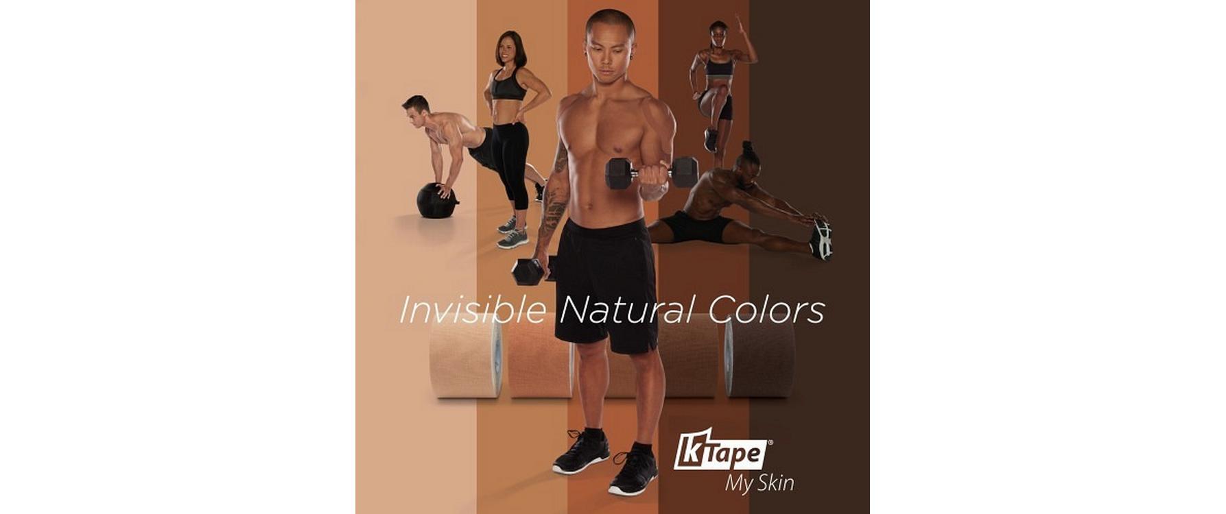 My Skin medium brown 5 cm x 5 mAtmungsaktives Kinesiology Tape für Muskeln und Gelenke