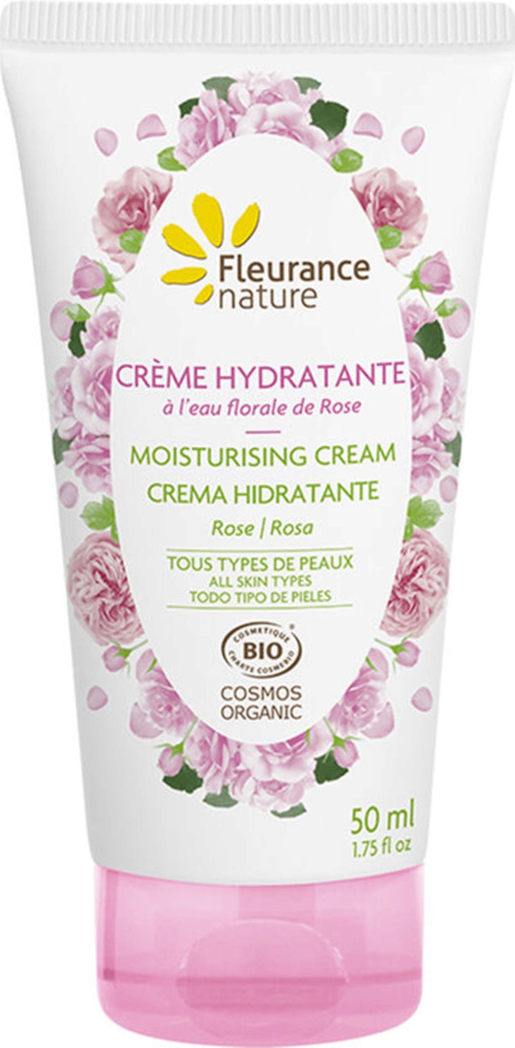 Fleurance nature  Rose Moisturising Cream, 50 ml