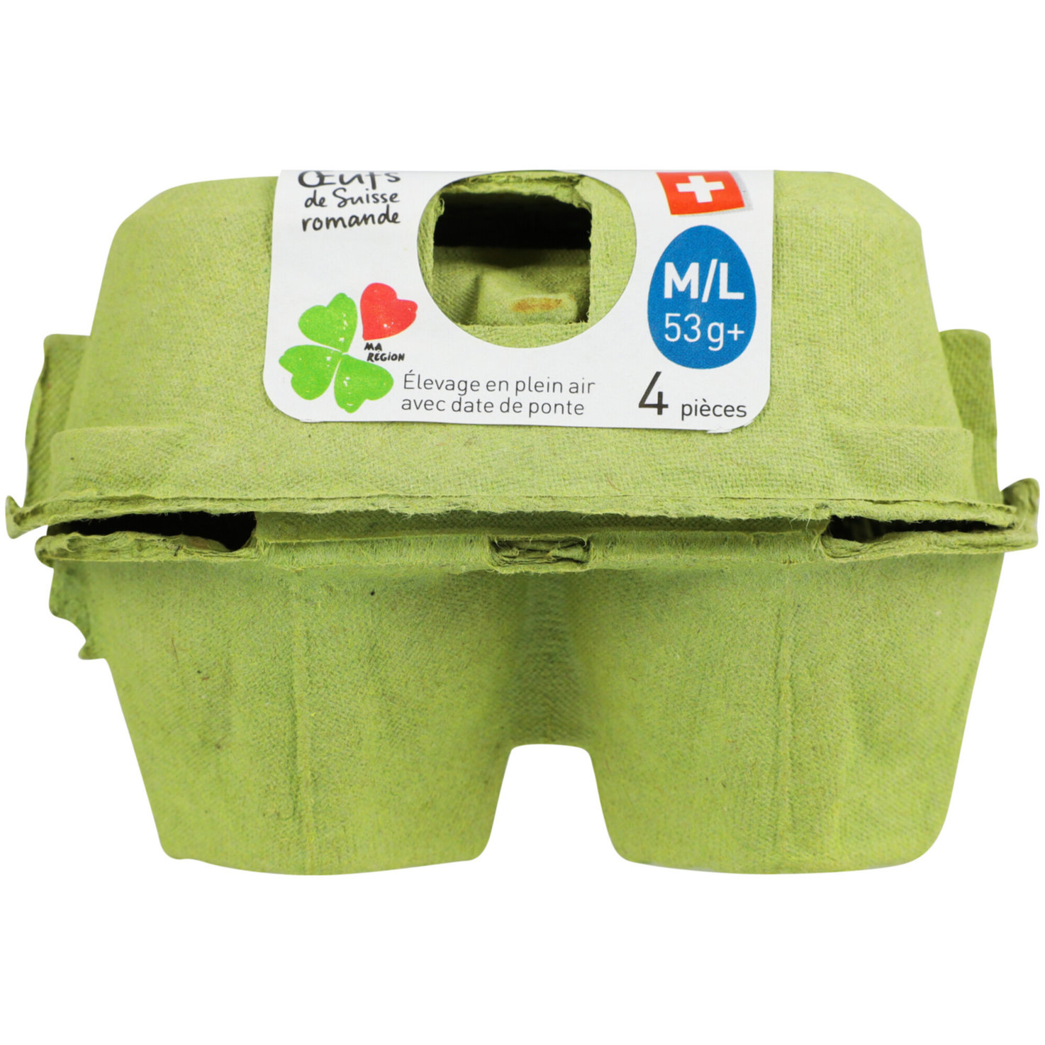 Naturaplan Bio Regio Eier Romandie 53g+ 4 Stück