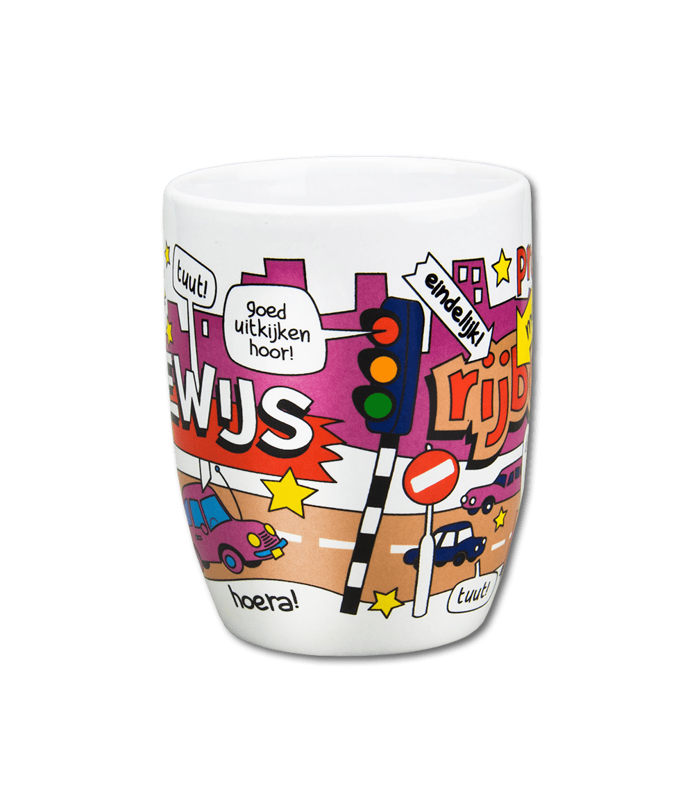 Mok Rijbewijs 12cm
