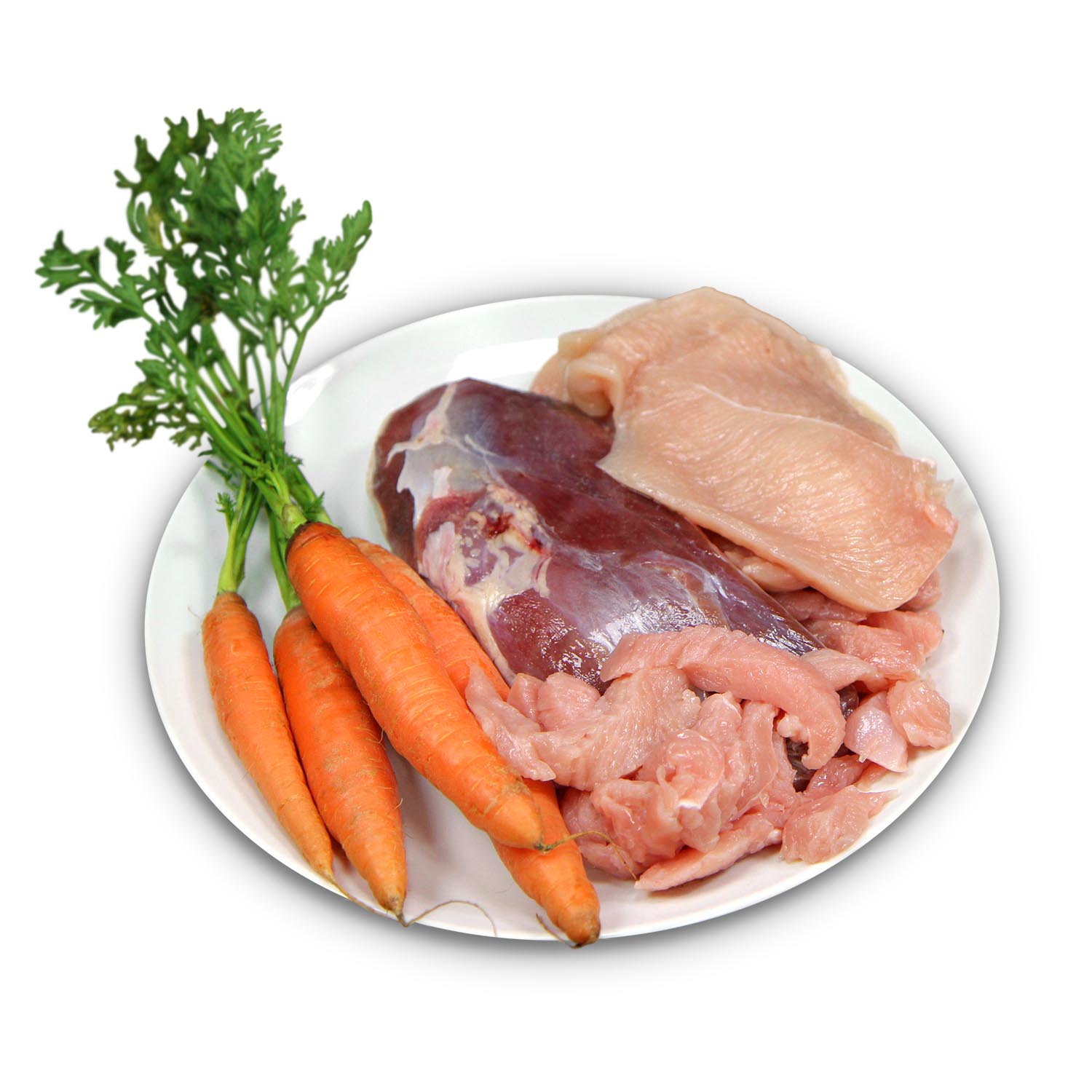 zarte Ente & Geflügel an leckeren Möhrchen