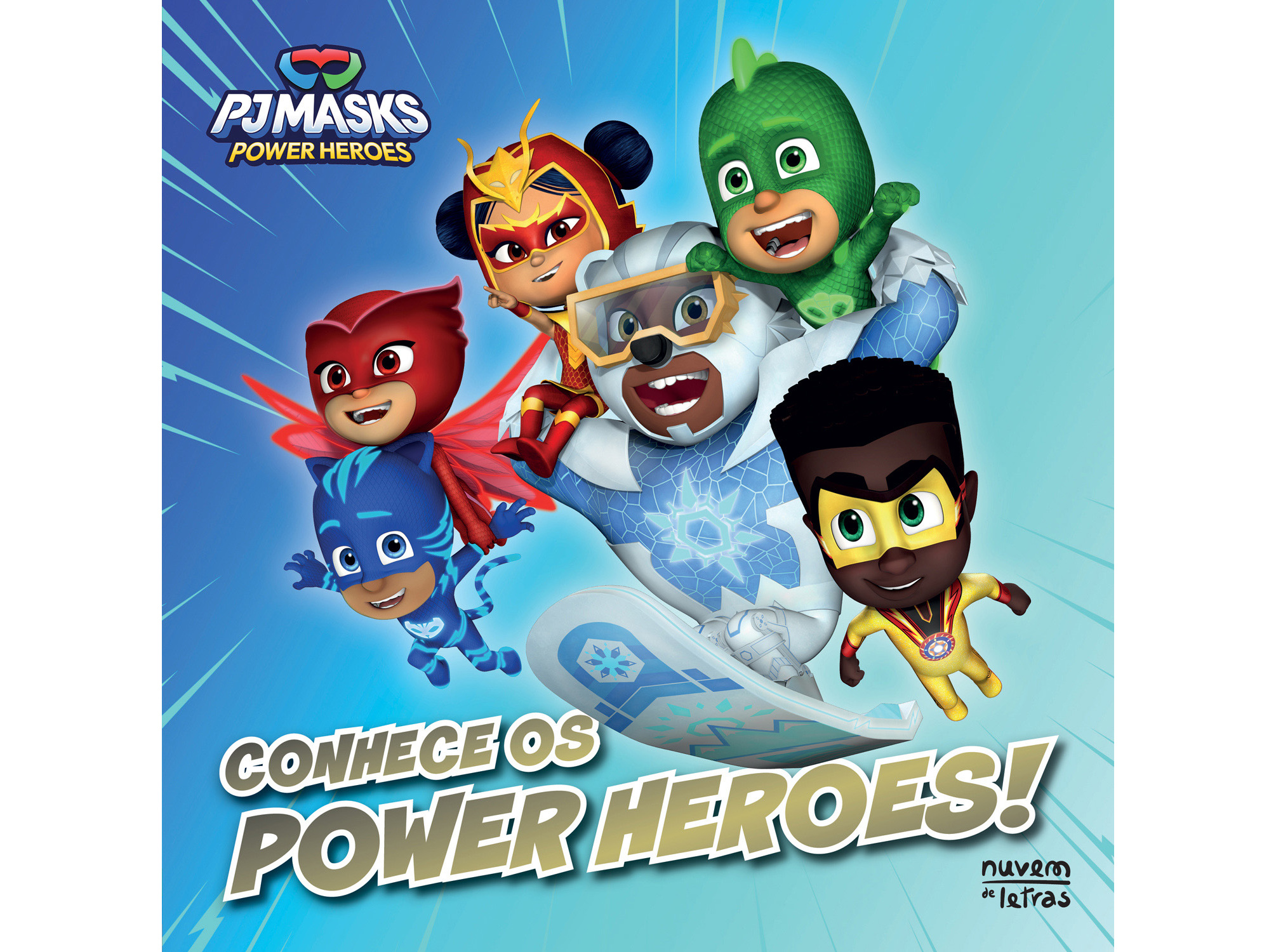 LIVRO PJ MASKS CONHECE OS POWER HEROES!