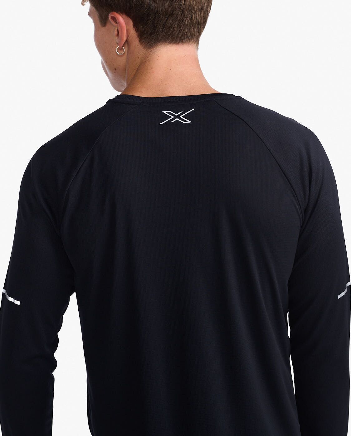 2XU Aero Long Sleeve Black\Silver Reflective M