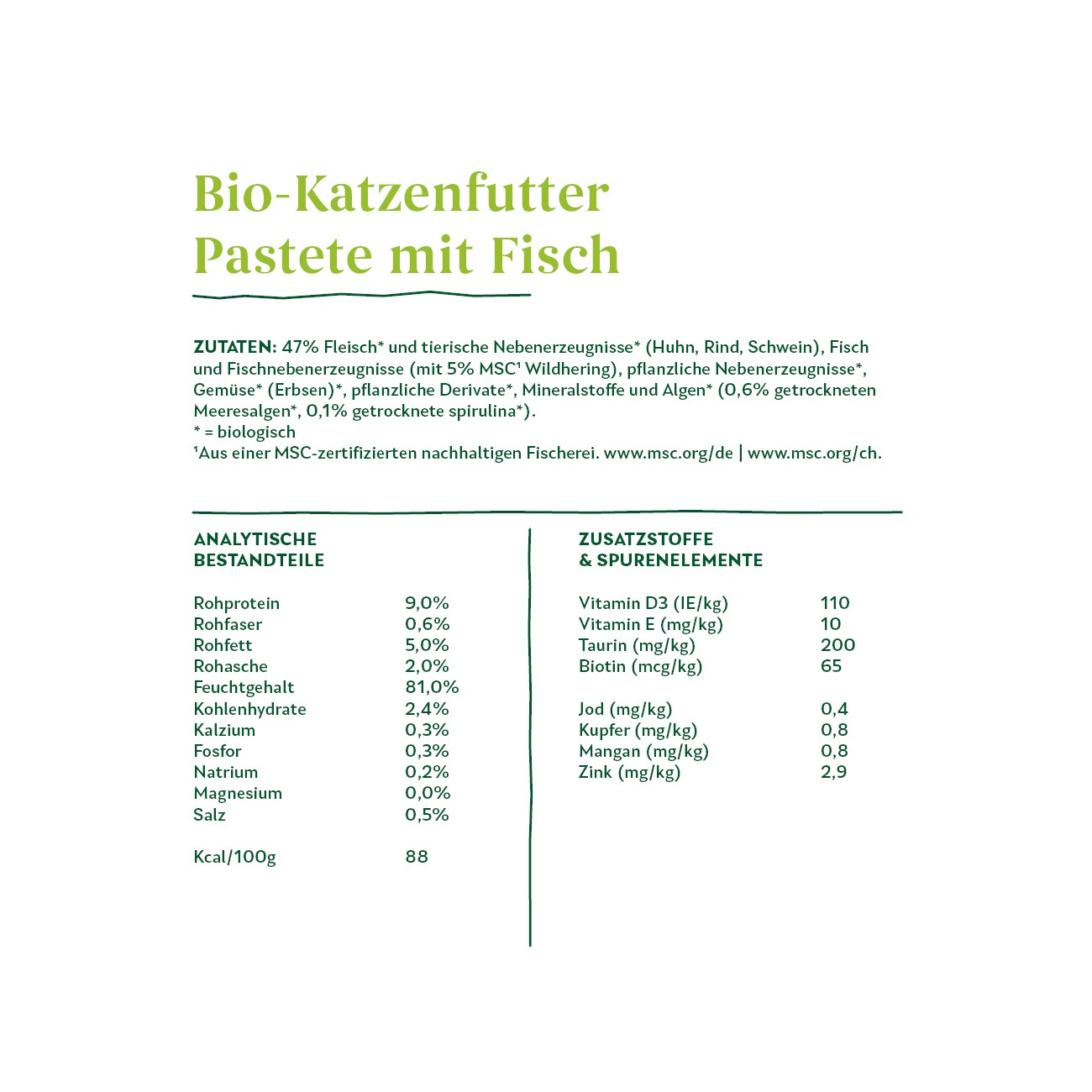 Yarrah Adult Bio Pastete 12x400 g Fisch