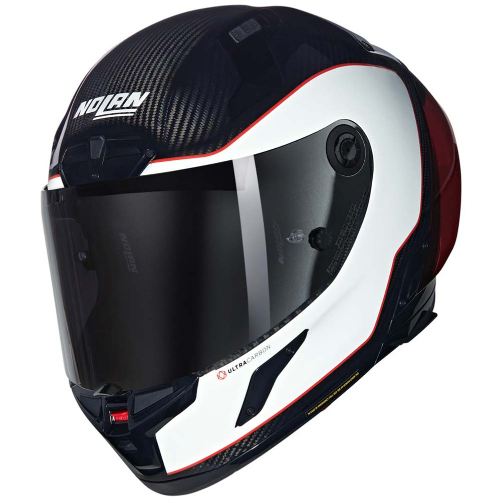 Nolan - Casque X-804 RS Ultra Carbon Asso Di Picche Carbone / Blanc / Rouge / Brillant