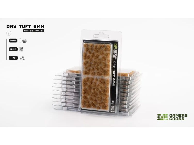 GamersGrass Tufts Small Dry Tuft 6 mm Hochwertige Tufts für den Gelände- und Miniaturenbau