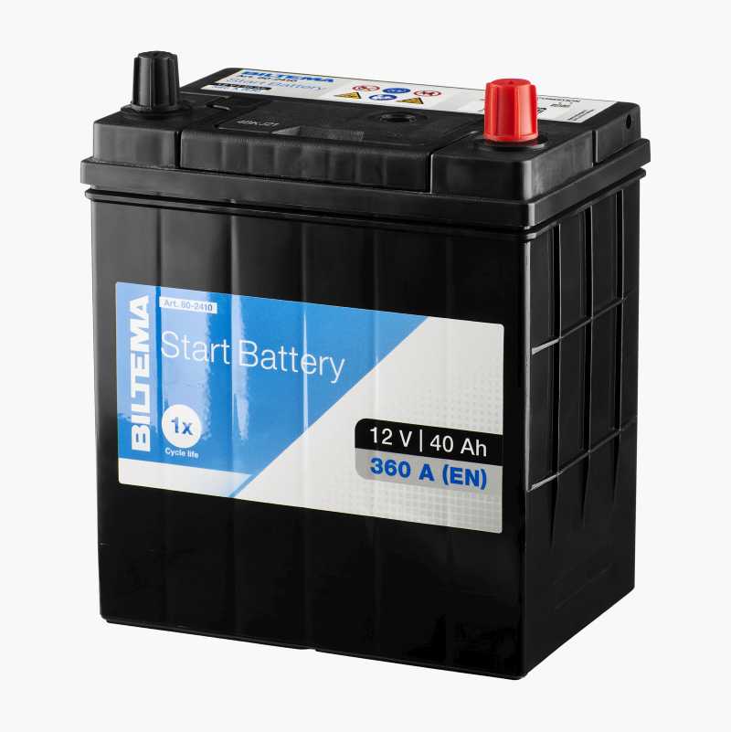 Startbatteri, 12 V, 40 Ah