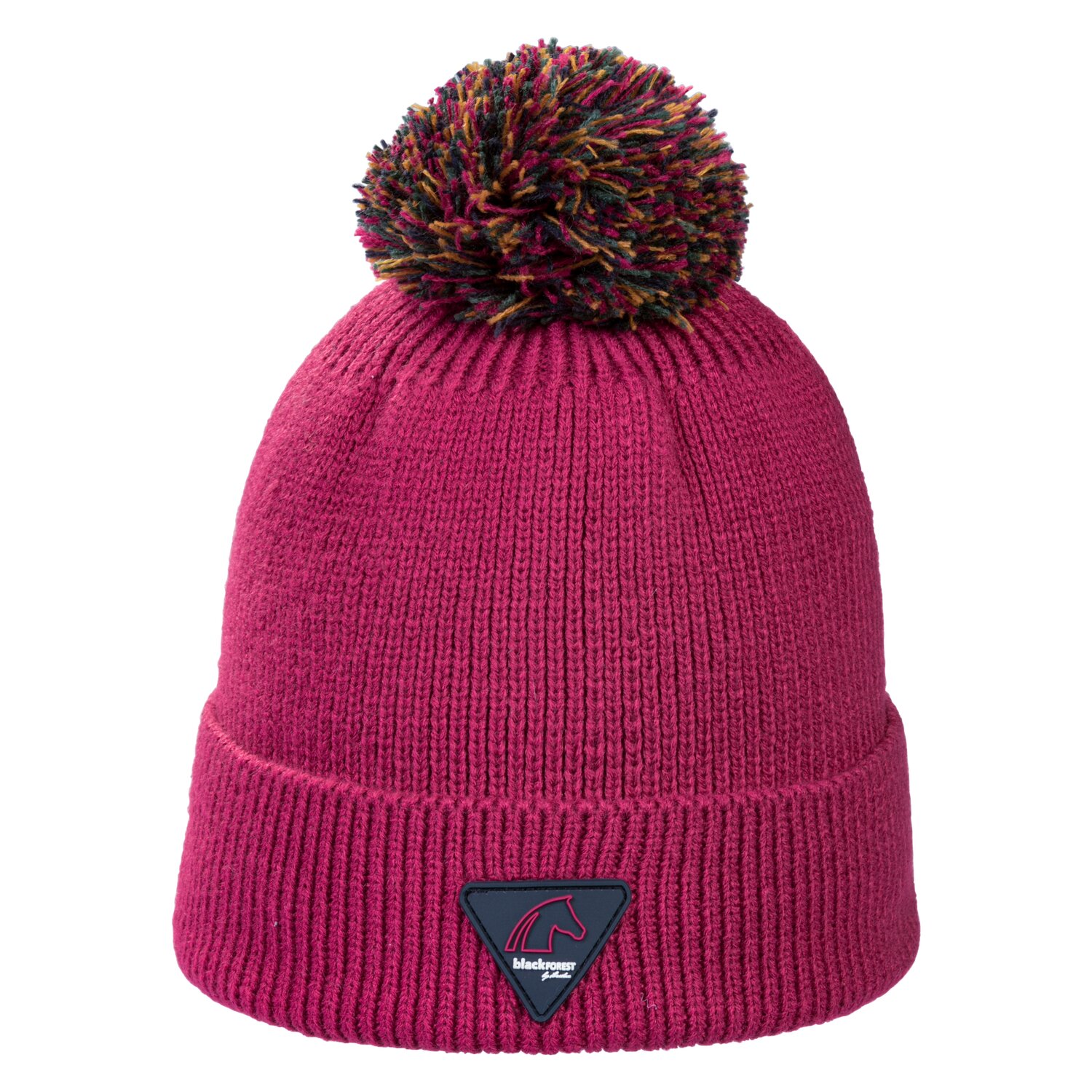 black forest Strickmütze mit Logopatch  - orchid - Einheitsgröße