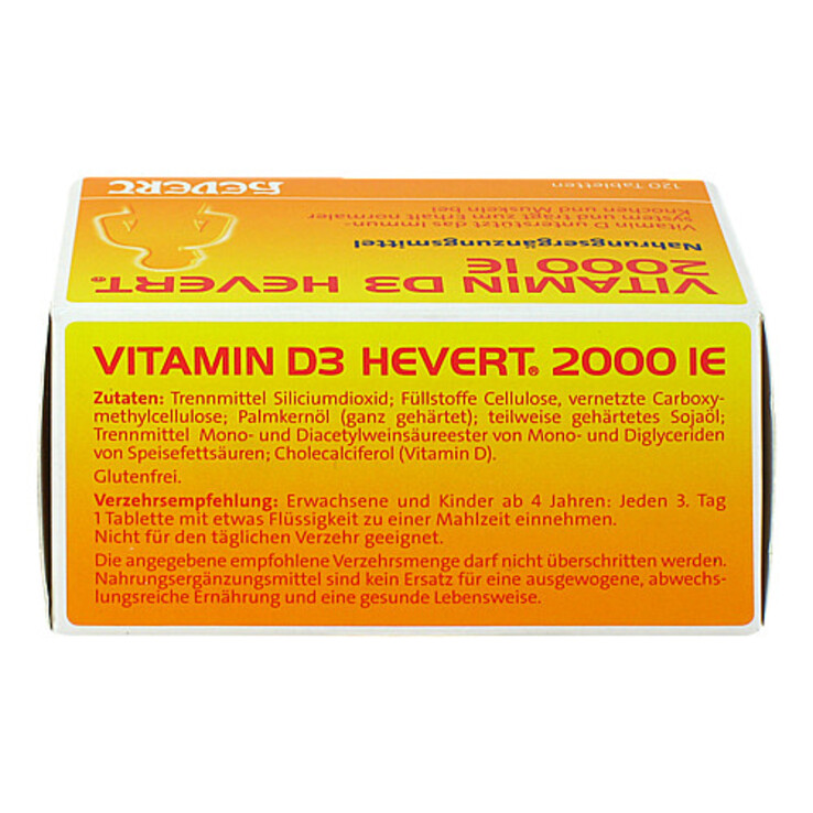 Vitamin D3 Hevert 2.000 I.E. Tabletten, 120 St