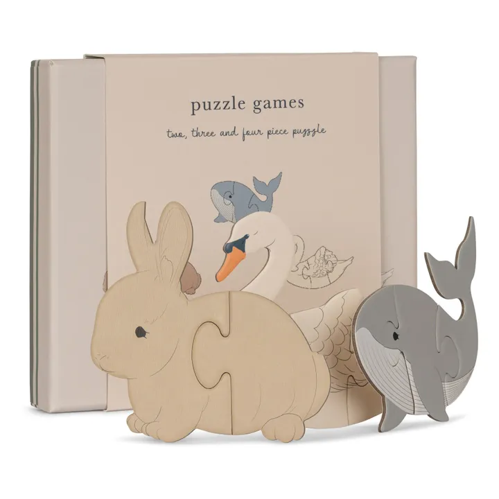 Konges Sløjd Puzzles - Set de 3