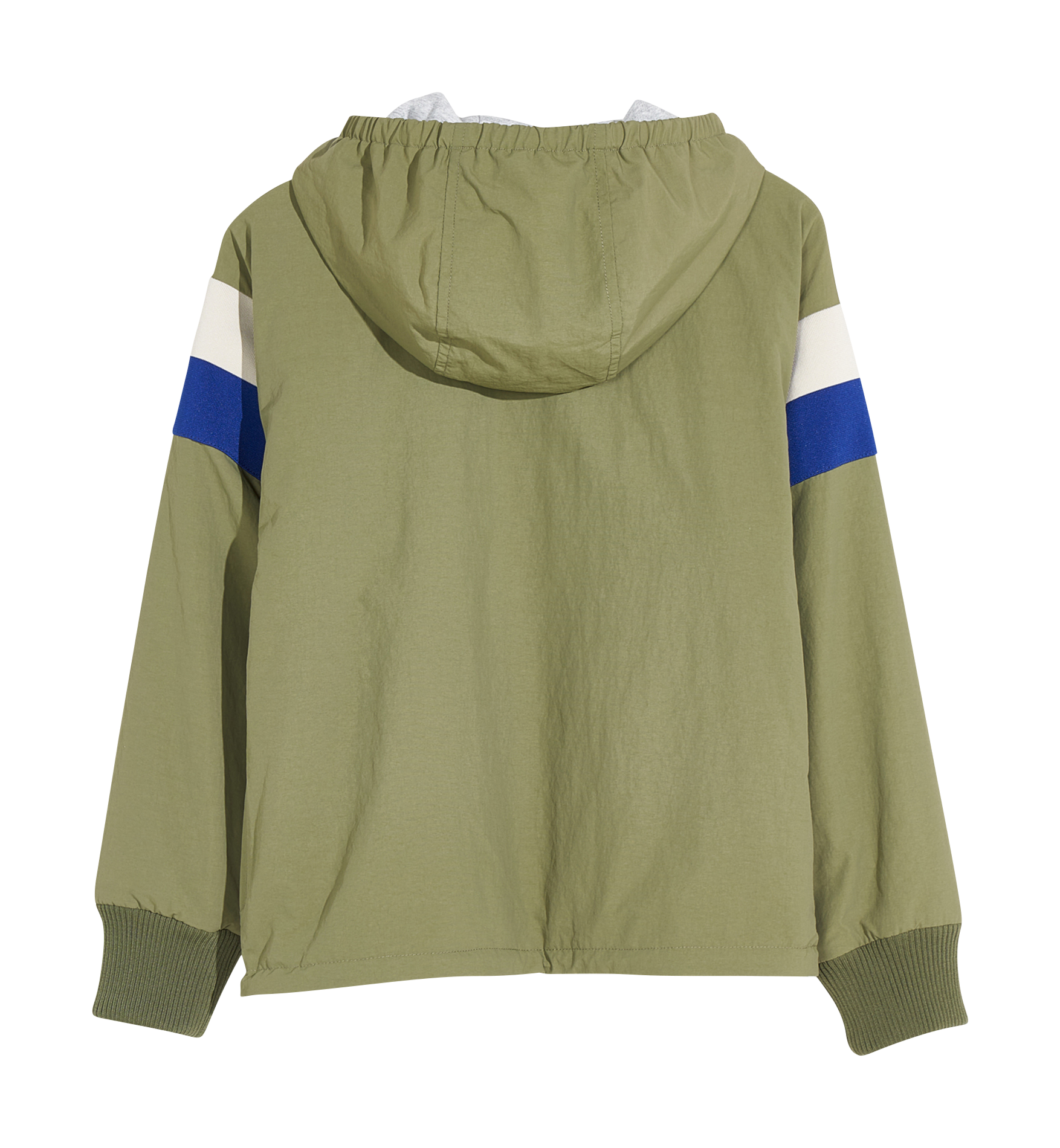 HENRIK - Coupe-vent col montant réversible| Kaki