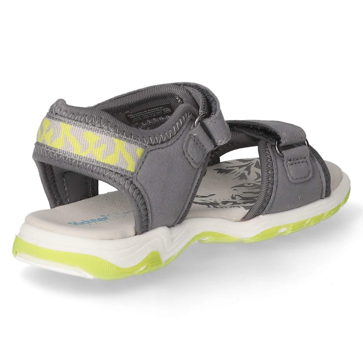RichterSandalen - ash/neon yellow